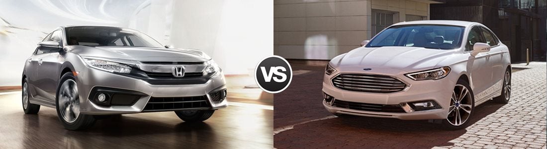 2017 Honda Civic vs 2017 Ford Fusion